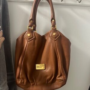 Marc Jacobs Brown Leather Tote Bag